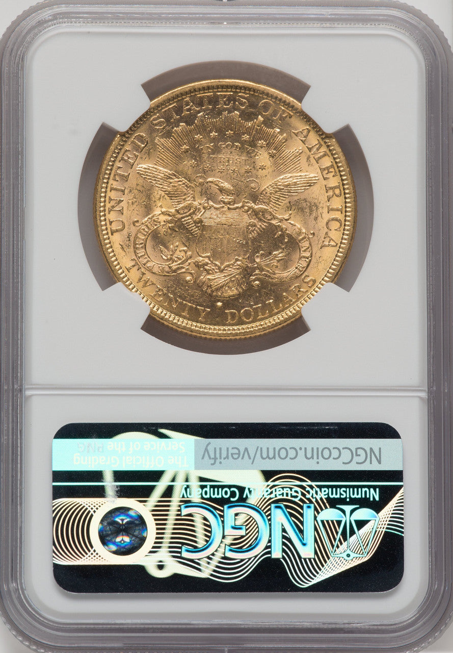 1879-S $20 Liberty Double Eagle NGC MS60