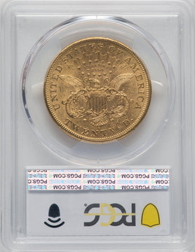 1876-S $20 Liberty Double Eagle PCGS MS61