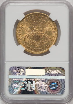 1874 $20 Liberty Double Eagle NGC AU55