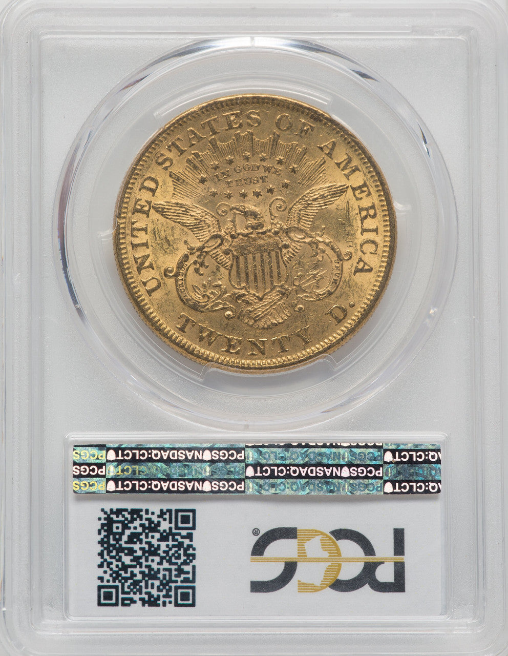 1874 $20 Liberty Double Eagle PCGS MS60