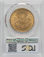 1873 $20 OPEN 3 Liberty Double Eagle PCGS MS61 (762201082)