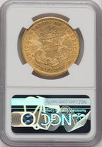 1867-S $20 Liberty Double Eagle NGC AU53