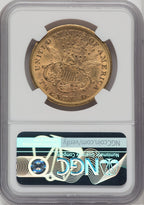 1870-S $20 Liberty Double Eagle NGC AU58