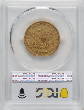 1855 $10 Liberty Eagle PCGS XF40
