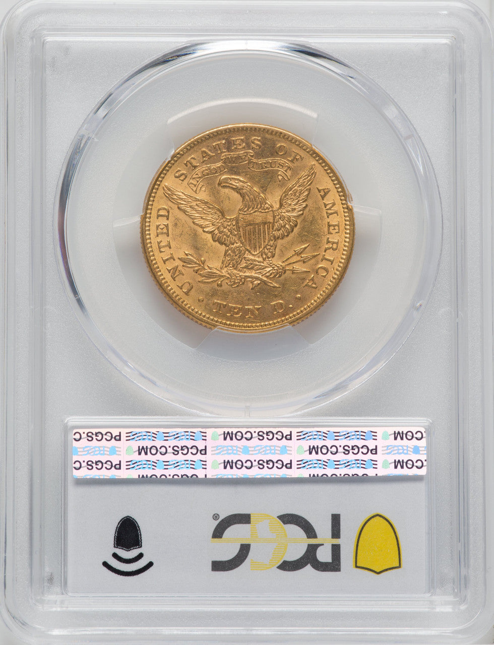 1874 $10 Liberty Eagle PCGS AU58