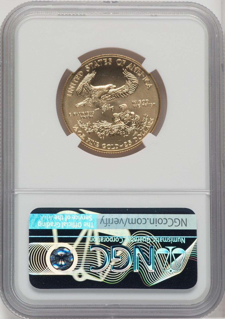 2020 $25 Half-Ounce Gold Eagle First Day of Issue NGC MS70