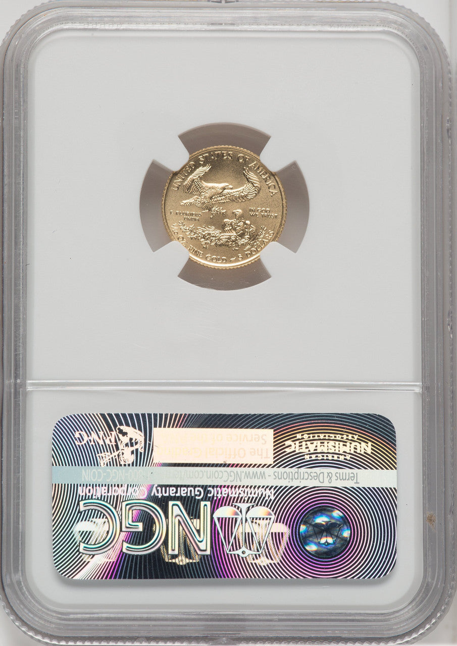 2016 Tenth-Ounce Gold Eagle 30th Anniversary ER NGC MS70 Ed Moy