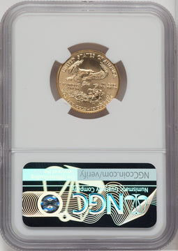 2000 $10 Quarter-Ounce Gold Eagle NGC MS70 Mike Castle