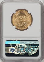 1997 $25 Half-Ounce Gold Eagle NGC MS70