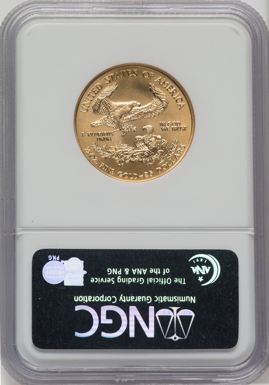 2006 $25 Half-Ounce Gold Eagle First Strike NGC MS70