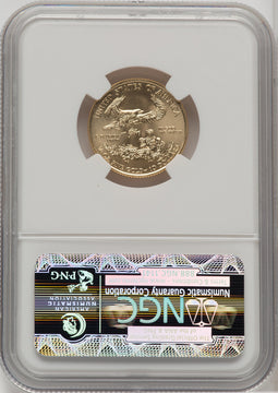 2010 $10 Quarter-Ounce Gold Eagle First Strike NGC MS70