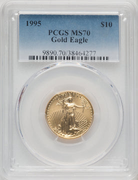 1995 $10 Quarter-Ounce Gold Eagle PCGS MS70 (759303002)