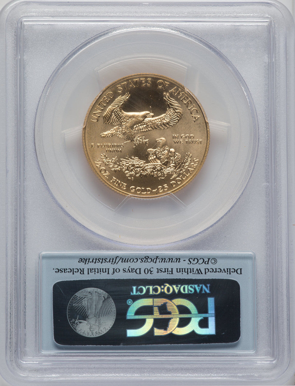 2014 $25 Half-Ounce Gold Eagle First Strike PCGS MS70