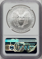 2008-W Silver Eagle Burnished Early Releases NGC MS70 Mike Castle