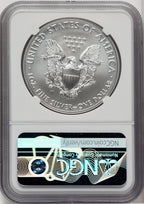 2018-W S$1 Silver Eagle Burnished NGC MS70