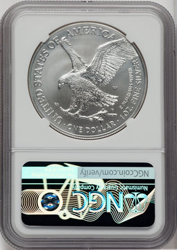 2022-W American Silver Eagle Burnished NGC MS70 Mike Castle