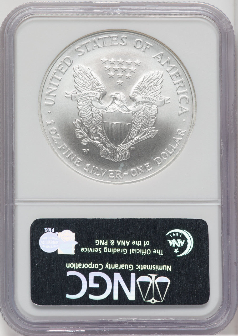 2007-W Silver Eagle Early Releases NGC MS70