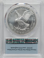2021-W S$1 Silver Eagle Type Two Burnished FS PCGS SP70