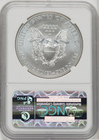 2012-W S$1 Silver Eagle Burnished First Strike NGC MS70