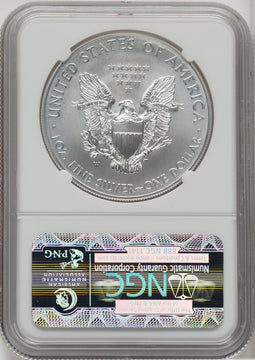 2013-W S$1 Silver Eagle Struck at West Point NGC MS70
