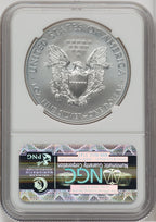 2013-W S$1 Silver Eagle Struck at West Point NGC MS70