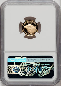 2022-W $5 Tenth Ounce Gold Eagle NGC PF70