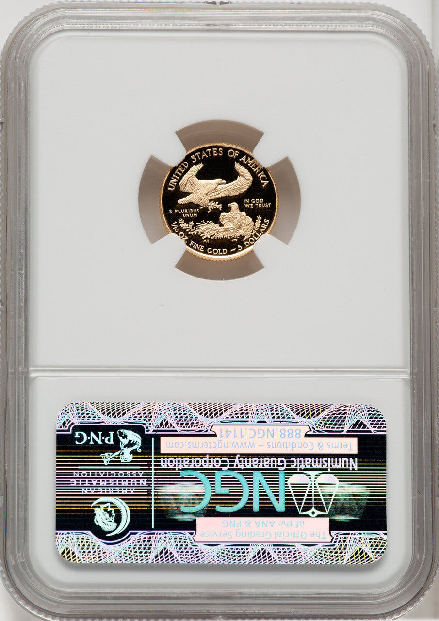 2014-W $5 Tenth-Ounce Gold Eagle First Strike NGC PF70