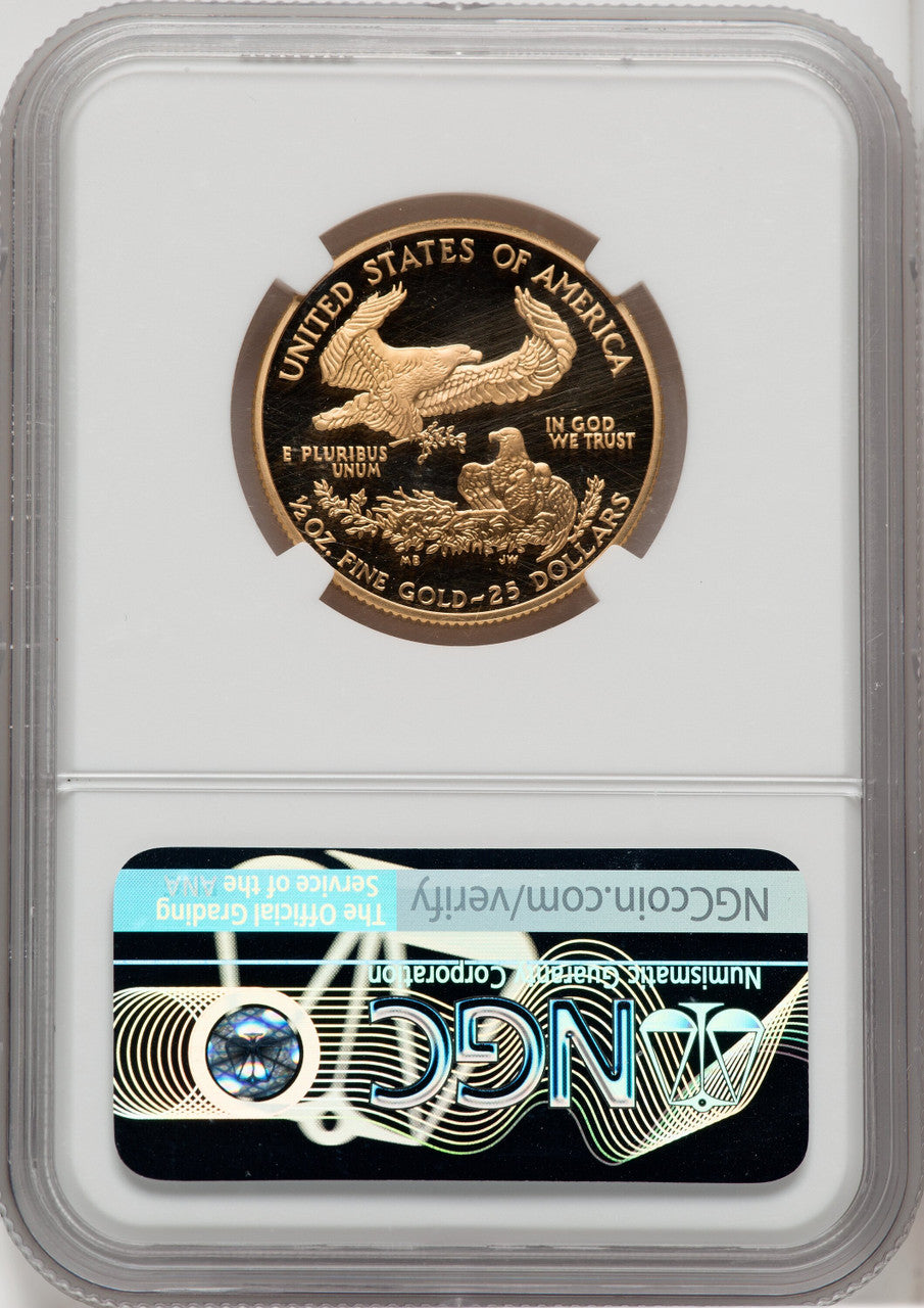 2006-W $25 Half-Ounce Gold Eagle NGC PF70