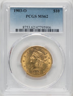 1903-O $10 Liberty Eagle PCGS MS62