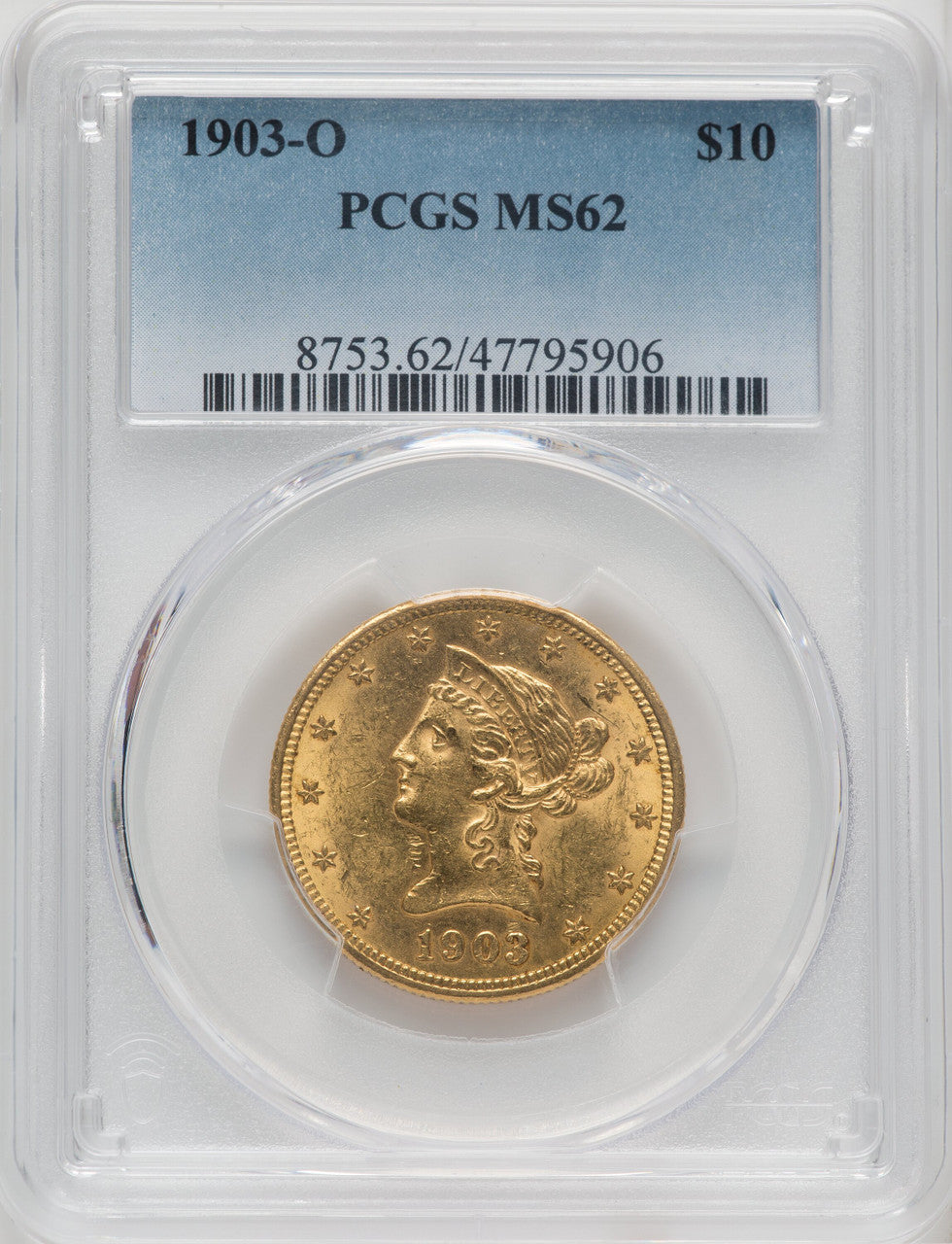 1903-O $10 Liberty Eagle PCGS MS62