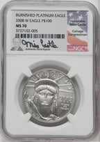 2008-W $100 One-Ounce Platinum Eagle NGC MS70