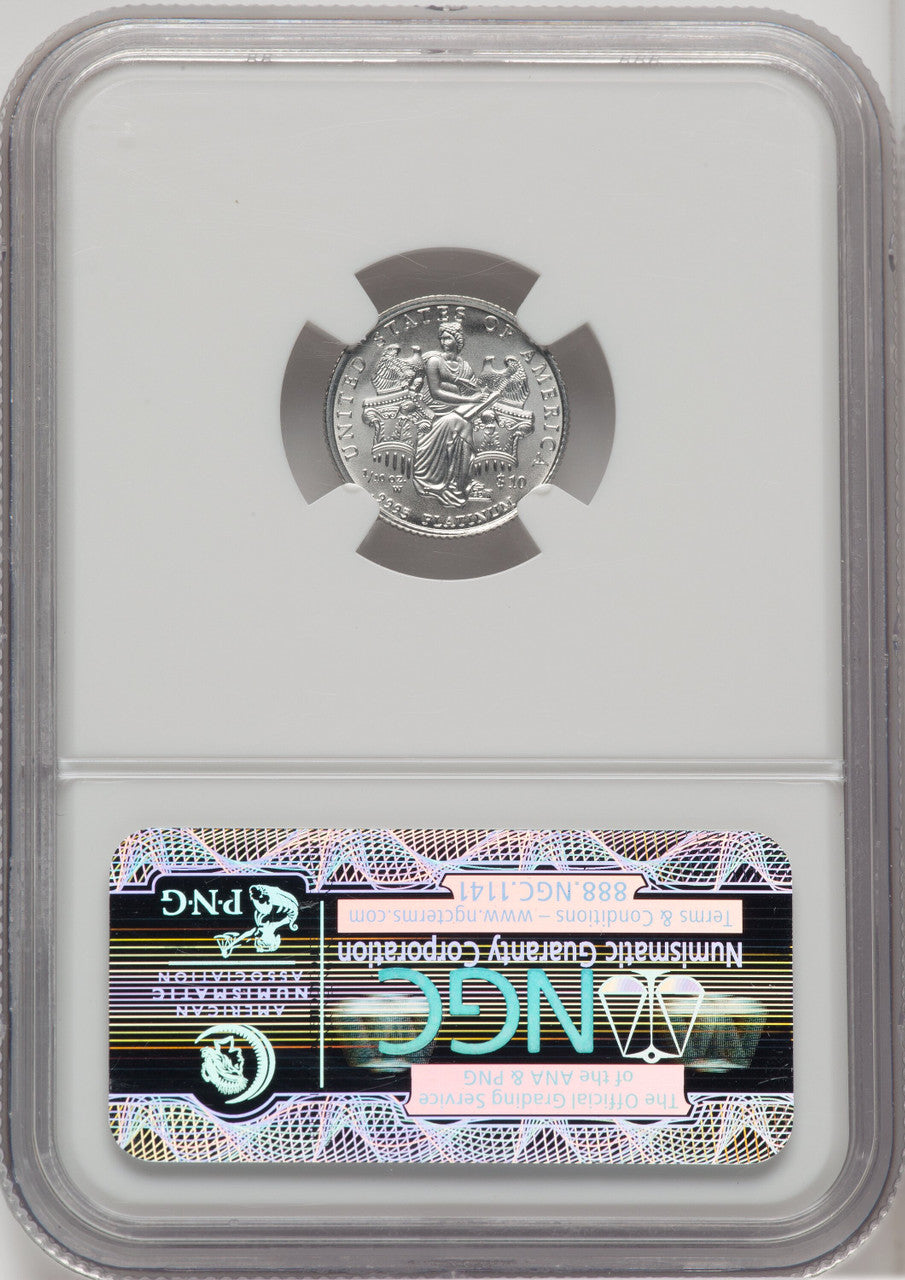 2006-W $10 Tenth-Ounce Platinum Eagle First Strike Burnished NGC MS70
