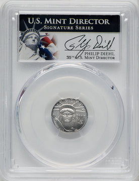 2007-W $10 Tenth-Ounce Platinum Eagle Burnished PCGS SP70 (759642002)