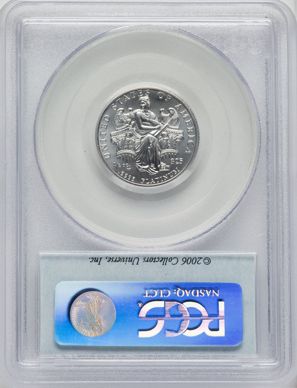 2006-W $25 Quarter-Ounce Platinum Eagle Burnished PCGS SP70