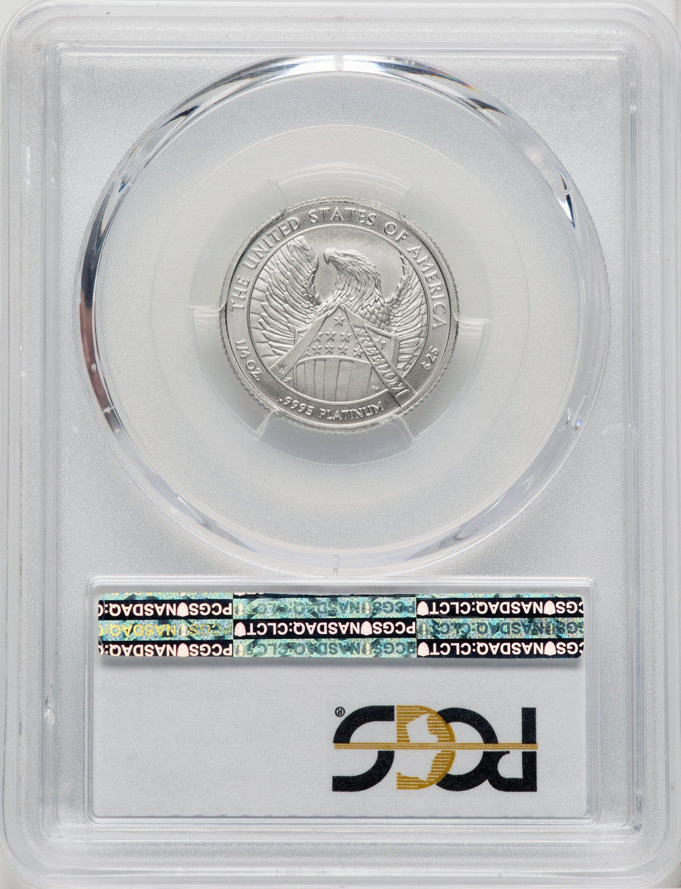 2007-W $25 Quarter-Ounce Platinum Eagle Burnished PCGS SP70