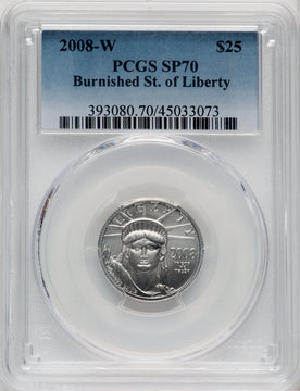2008-W $25 Quarter-Ounce Platinum Eagle PCGS MS70