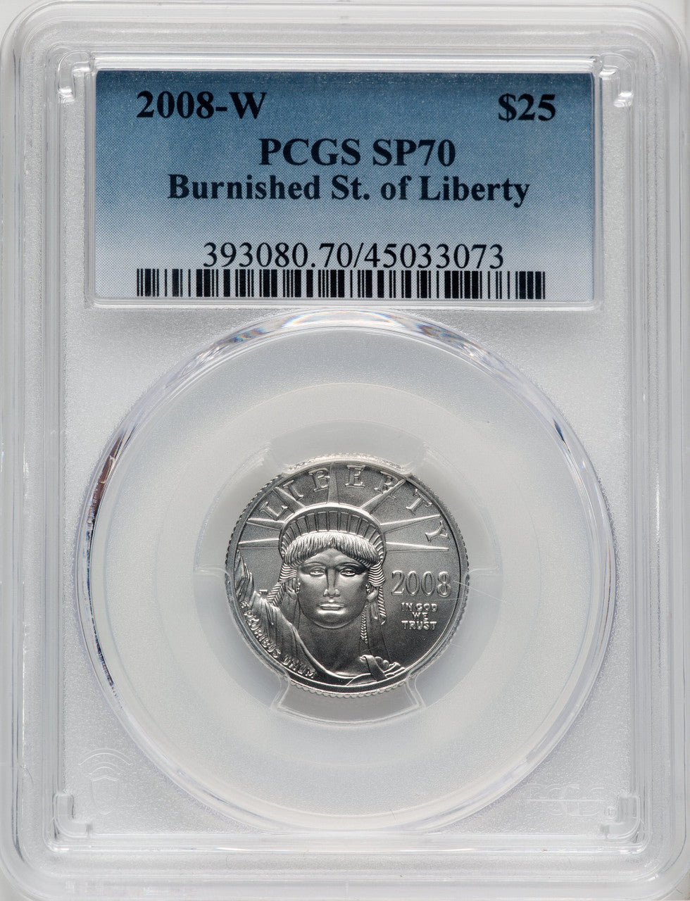 2008-W $25 Quarter-Ounce Platinum Eagle PCGS MS70