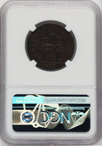 1788 Machin's Mills Halfpenny BN Colonials NGC XF45