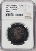 1894 Colonials NGC MS63
