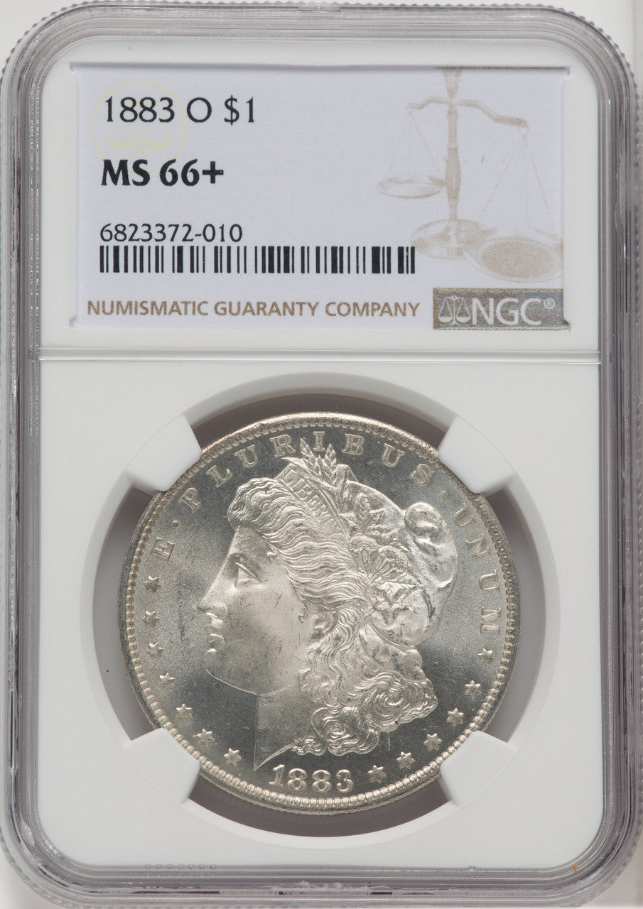 1883-O $1 Morgan Dollar NGC MS66+