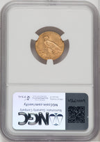 1927 $2.50 Indian Quarter Eagle NGC MS63