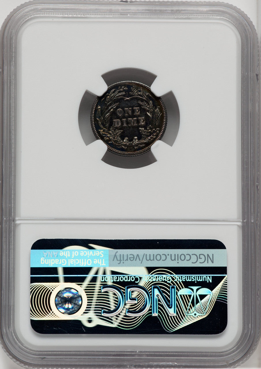 1902 10C Proof Barber Dime NGC PR64