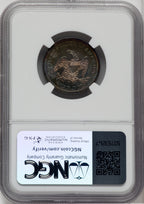 1863 25C Proof Seated Quarter NGC PR66