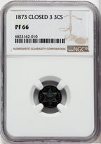 1873 3CS Proof Three Cent Silver NGC PR66