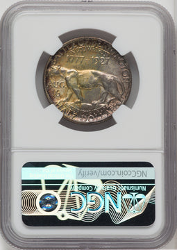 1927 50C Vermont Commemorative Silver NGC MS66+