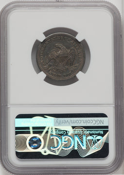 1850-O 25C Seated Quarter NGC AU58