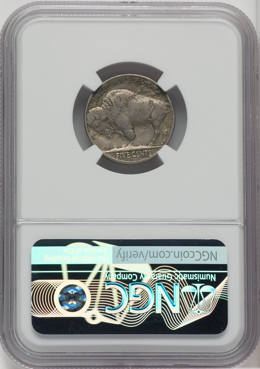 1937-D 5C Three-Legged Buffalo Nickel NGC XF45