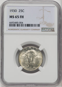 1930 25C FH Standing Liberty Quarter NGC MS65