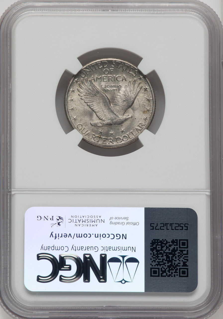 1930 25C FH Standing Liberty Quarter NGC MS65