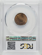 1876 1C RB Indian Cent PCGS MS65